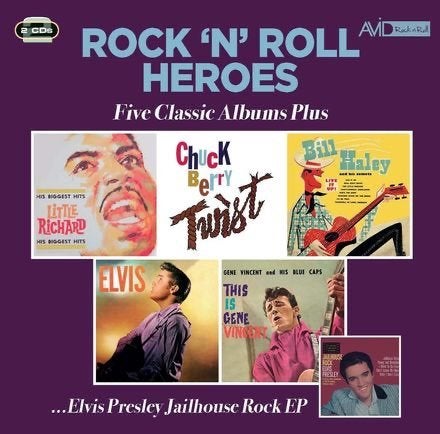 Little Richard, Chuck Berry, Elvis Presley, Bill Haley -2CD, Verzenden, Nieuw in verpakking, Rock