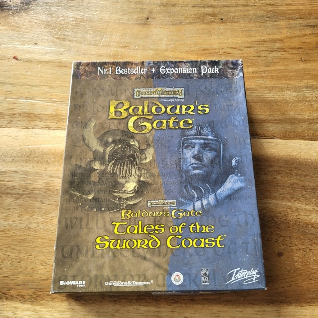 Baldur’s Gate + Tales of the Sword Coast complete PC big box, 1 speler, Ophalen of Verzenden, Zo goed als nieuw, Eén computer