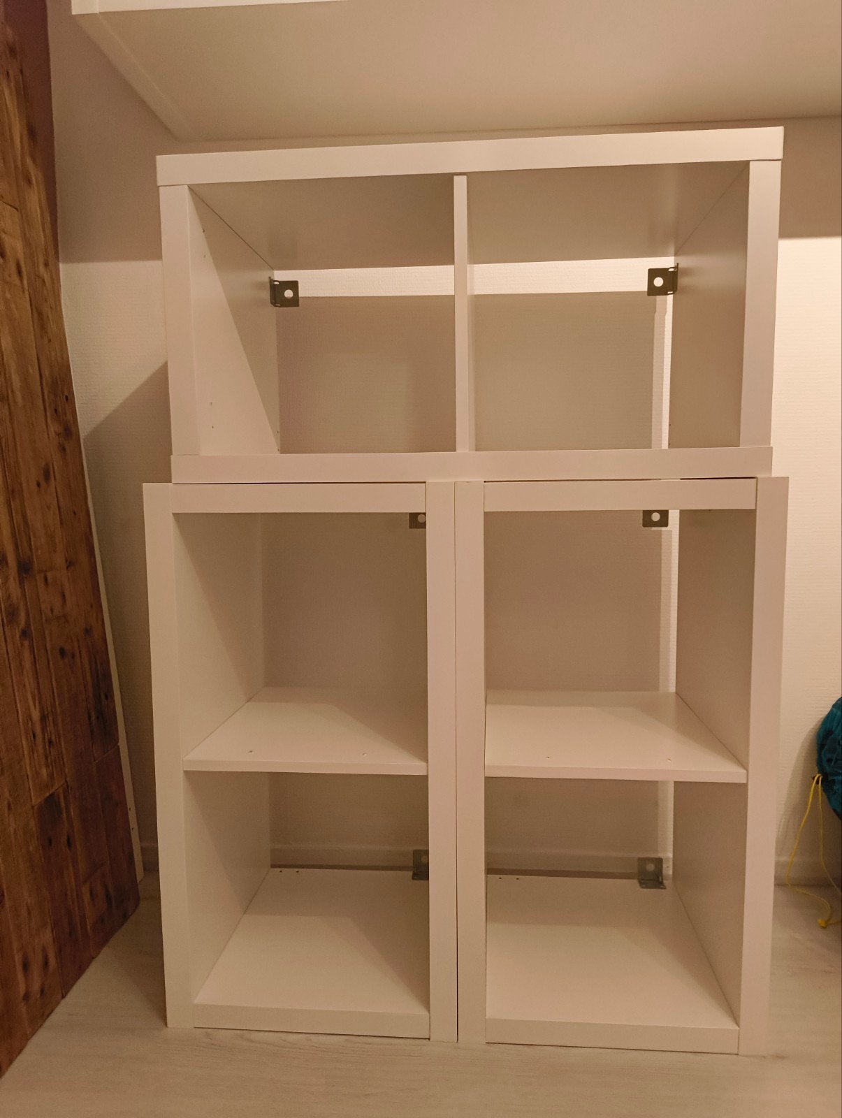Kallax 1x2 wit mat (3 stuks), Minder dan 50 cm, Ophalen of Verzenden, Zo goed als nieuw, Minder dan 100 cm
