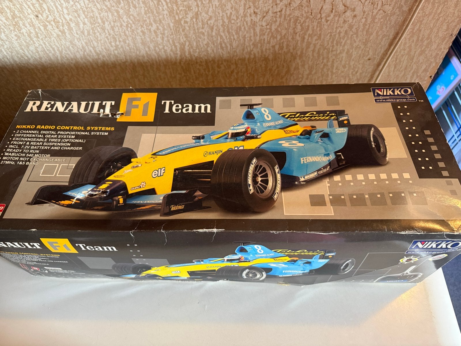 Nikko Renault F1 Team RC Auto - nieuw in doos, Ophalen of Verzenden, Zo goed als nieuw, Elektro, Auto onroad