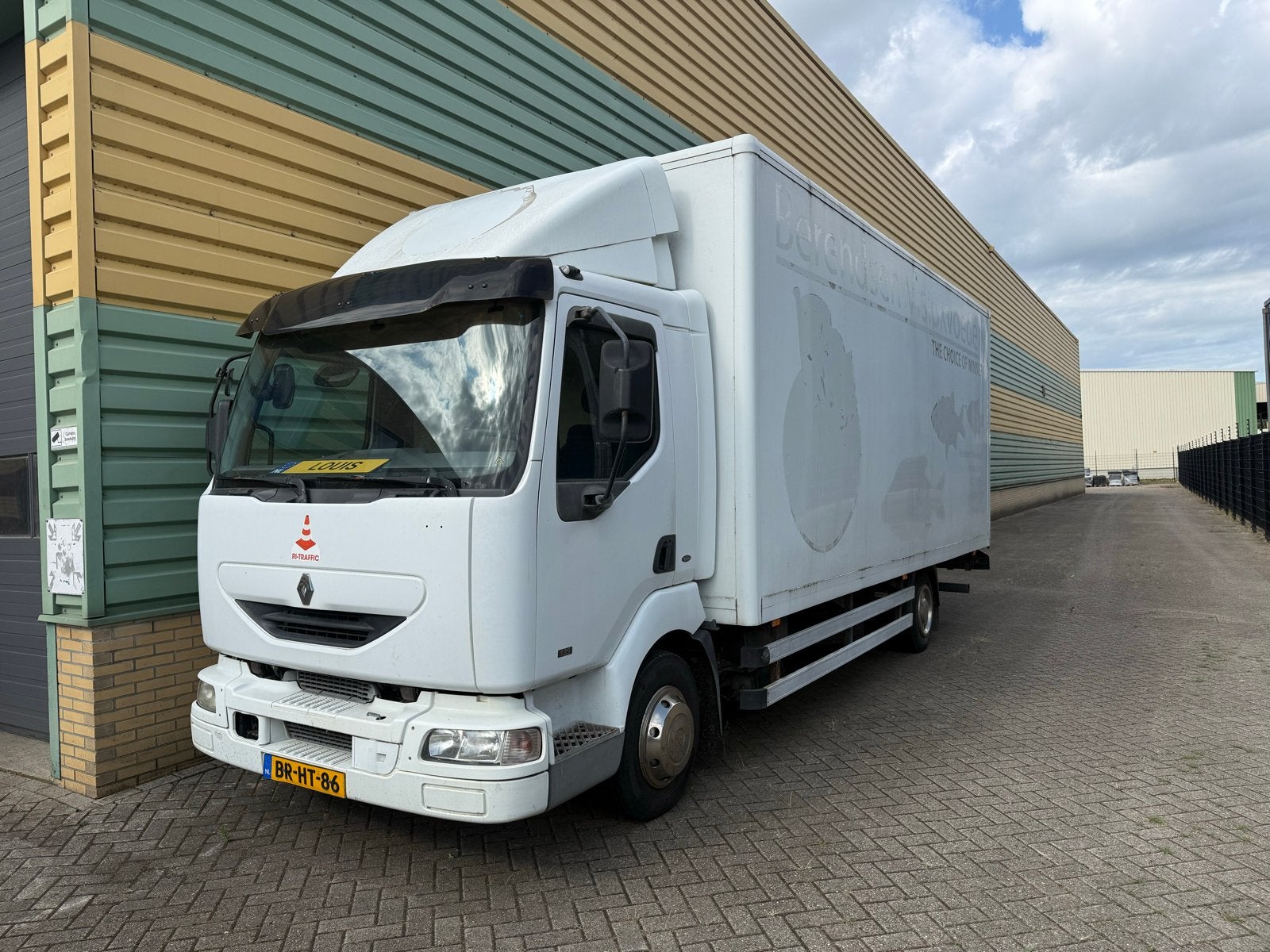 Renault midlum, Stof, Renault, Wit, Grijs