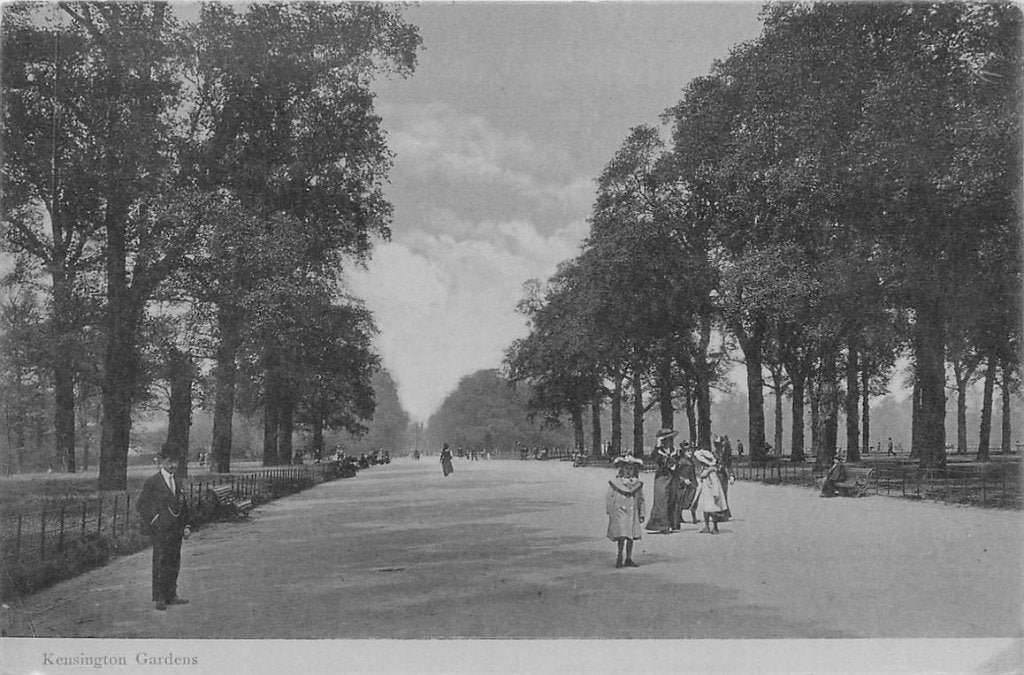 701-462-017 London Kensington Gardens, Verzamelen, Ansichtkaarten | Buitenland, Verzenden, Voor 1920, Engeland