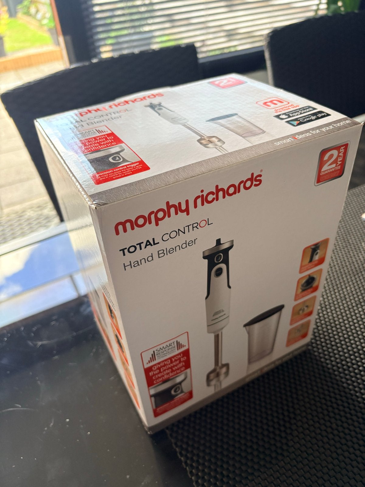 Morphy Richards Total Control Staafmixer - Nieuw in doos, Ophalen of Verzenden, Nieuw, Blender