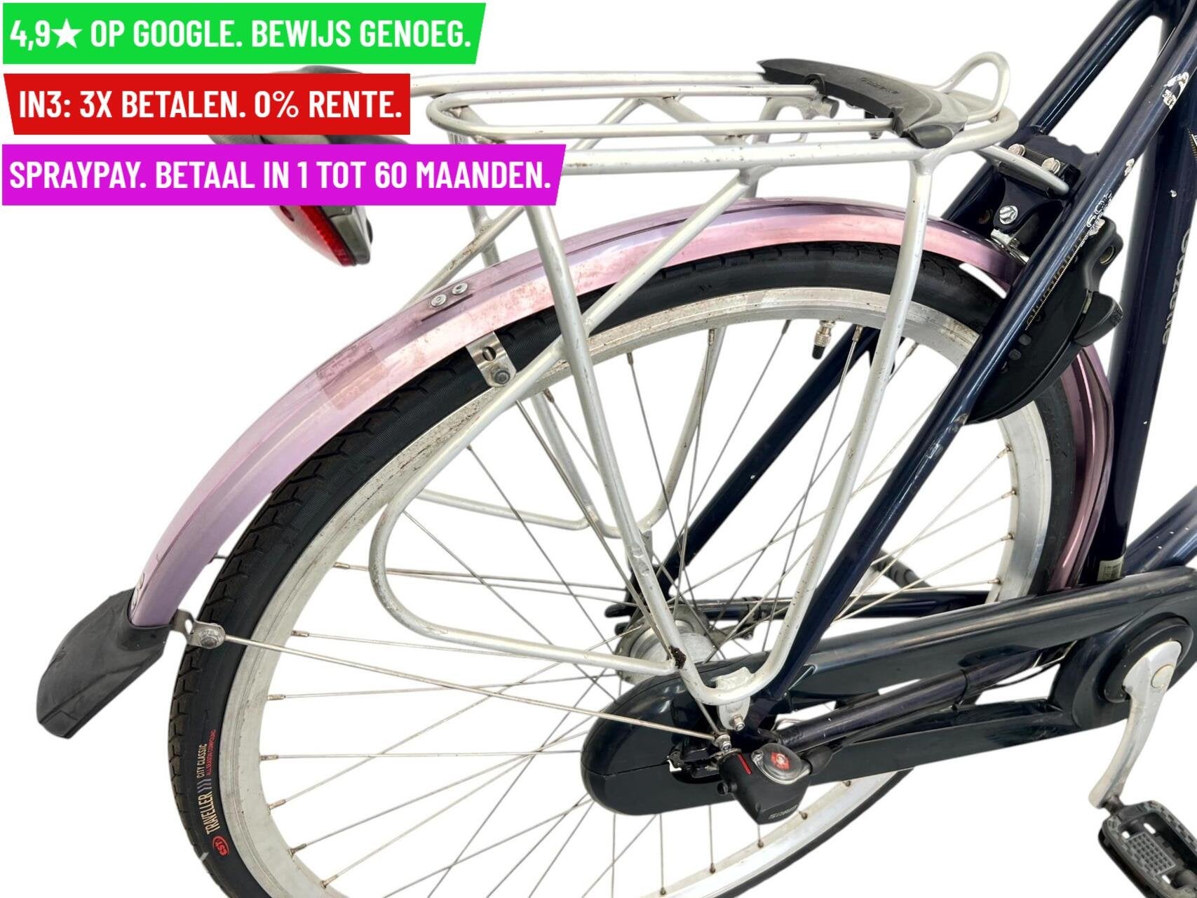 Herenfiets Gazelle Saphir 28"/62cm/7ver - Garantie/Levering, Fietsen en Brommers, Fietsen | Heren | Herenfietsen, 9713 Bv Groningen