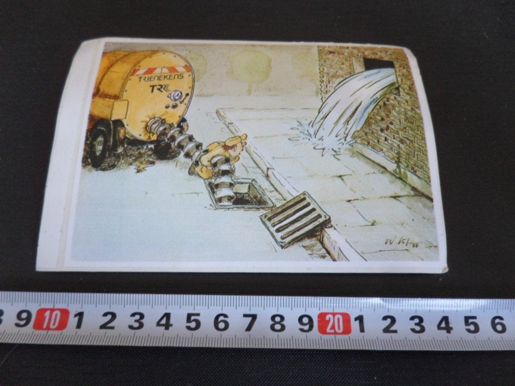 sticker gein strip rioolreiniging trienekens, Ophalen, Zo goed als nieuw