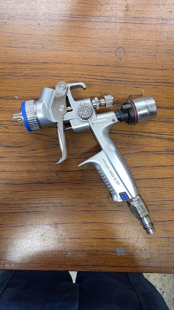 SATA minijet 4400 B RP Verfspuit met Adam 2, Ophalen of Verzenden, Verfspuit of Verfpomp