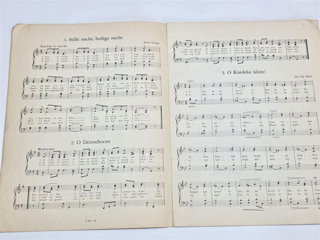 Kerst-Klokken — 28 Kerstliederen Bladmuziek Vintage 1930, Ophalen of Verzenden, Gelezen, Artiest