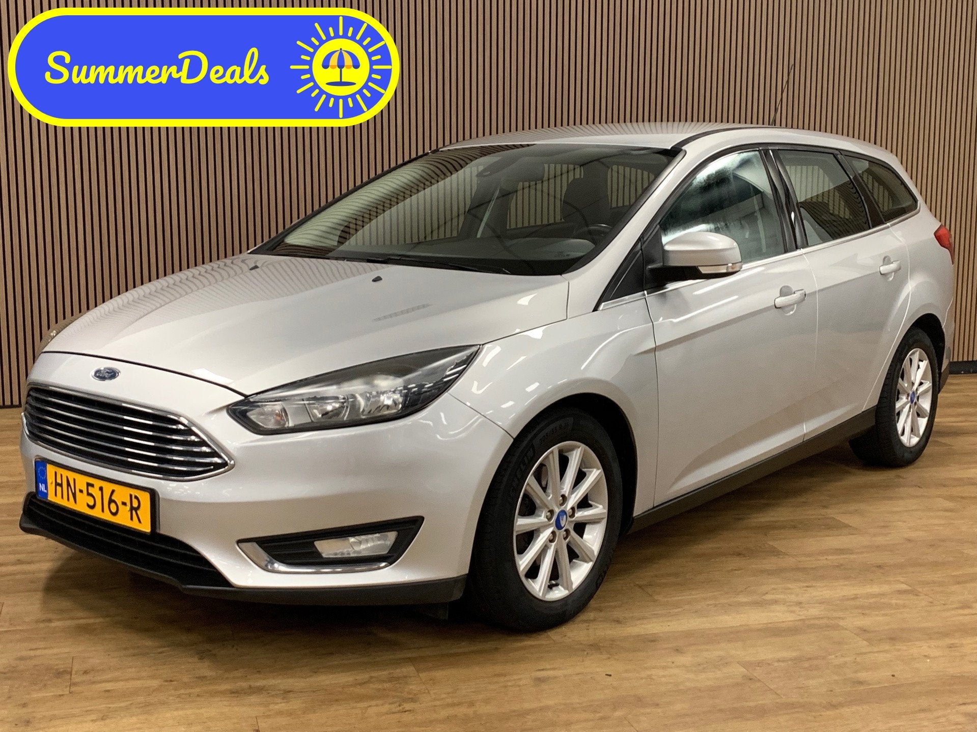 Ford Focus Wagon 1.0 Titanium Edition|139000KM|Navigatie|Cli, Gebruikt, Automatische klimaatregeling, Handgeschakeld, 1216 kg