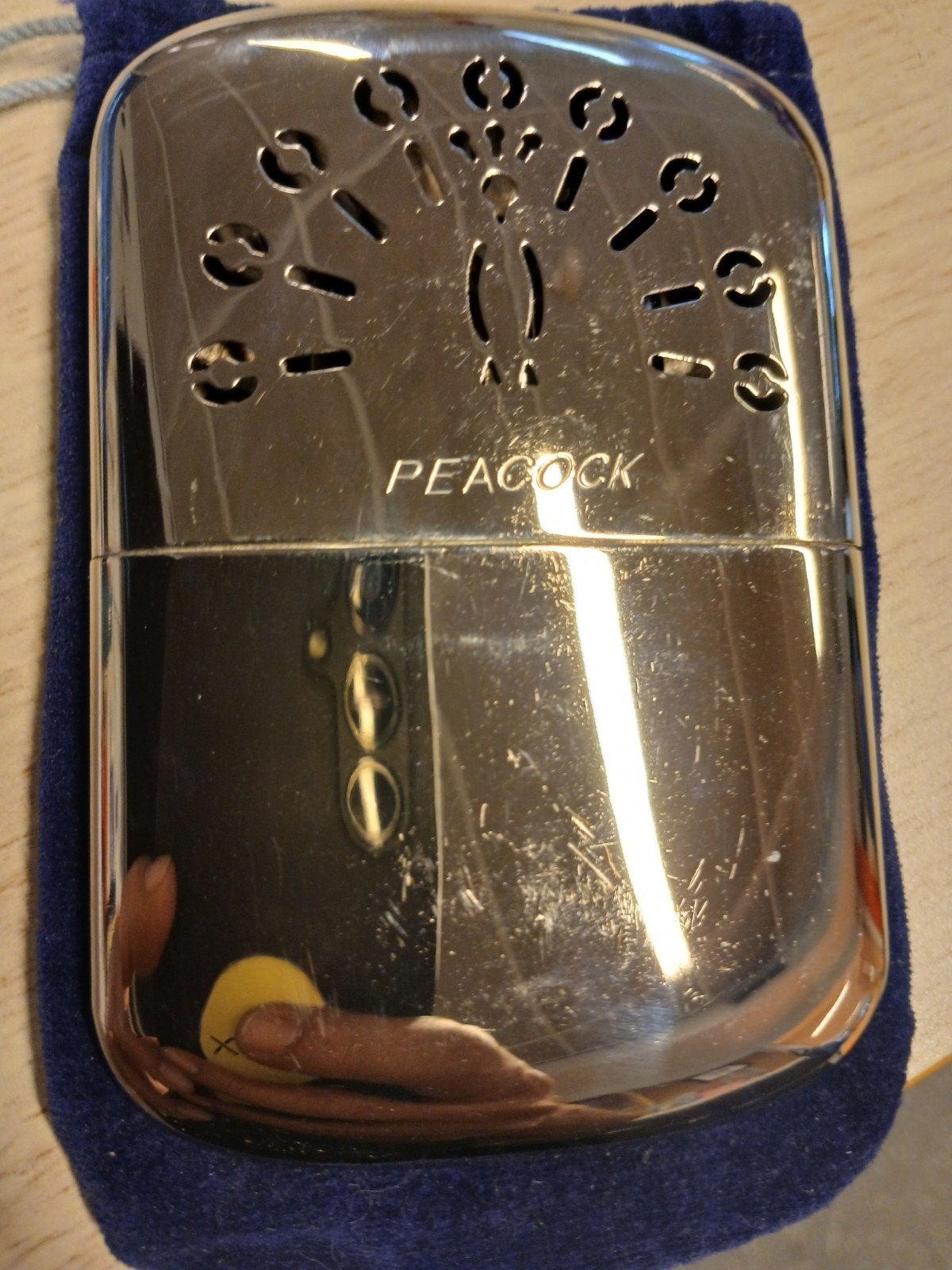 Peacock Handwarmer - Vintage Japanse Handwarmer, Verzenden, Gebruikt, Overige typen