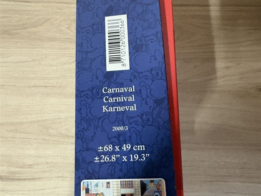 Jan van Haasteren - carnaval - 1500 stuks - s6031, Verzenden, 500 t/m 1500 stukjes, Zo goed als nieuw
