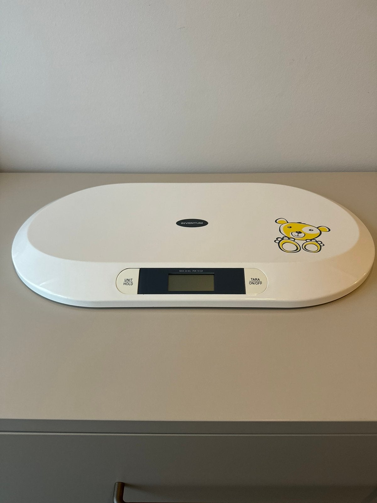Baby weegschaal inventum, Ophalen, 1 tot 500 gram, Zo goed als nieuw, Personenweegschaal