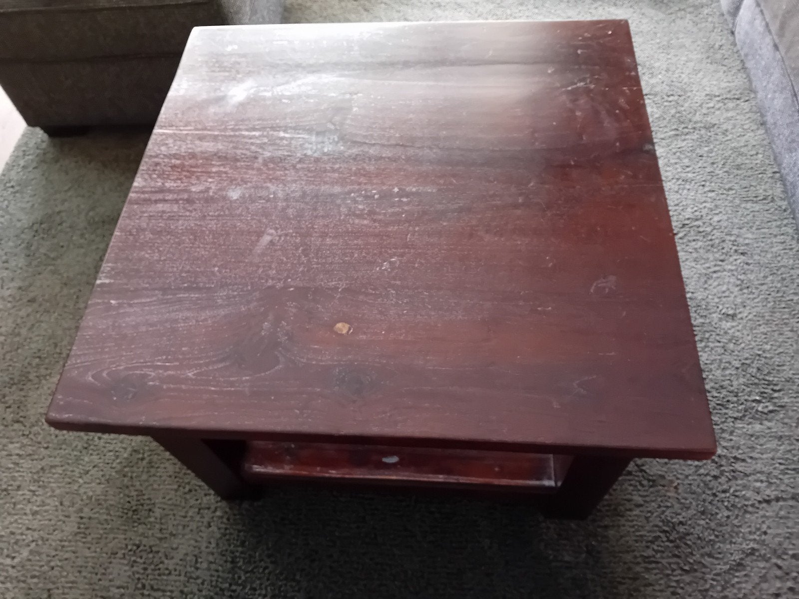 Salontafel en tv meubel, Huis en Inrichting, Ophalen, Gebruikt, 100 tot 150 cm, Teakhout