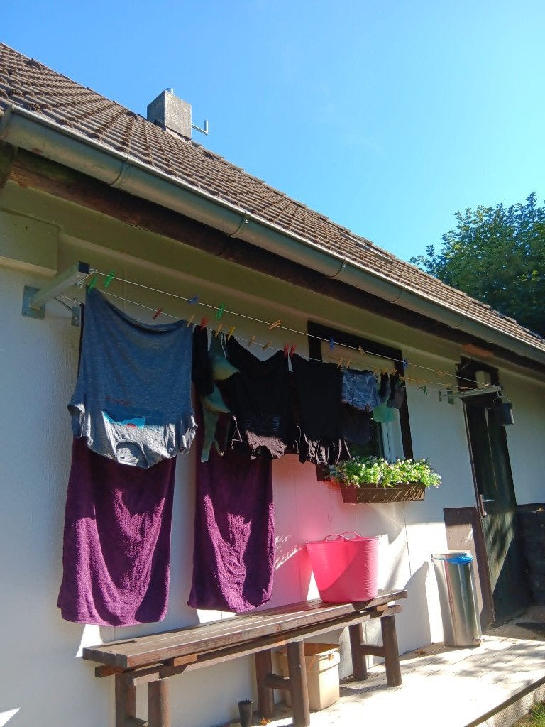 Duurzame ijzersterke waslijnmuurbeugels voor binnen / buiten, Minder dan 250 cm, Nieuw, Ophalen of Verzenden, Zonder ramen