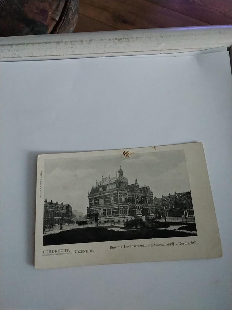 DORDRECHT. ROZENHOF Bureau Levens-, Ophalen of Verzenden, Voor 1920, Zuid-Holland