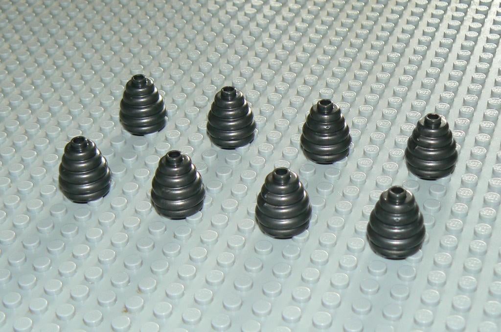 L1299 Bijenkorven pearl donker grijs 8 st., Ophalen of Verzenden, Nieuw, Losse stenen, Lego