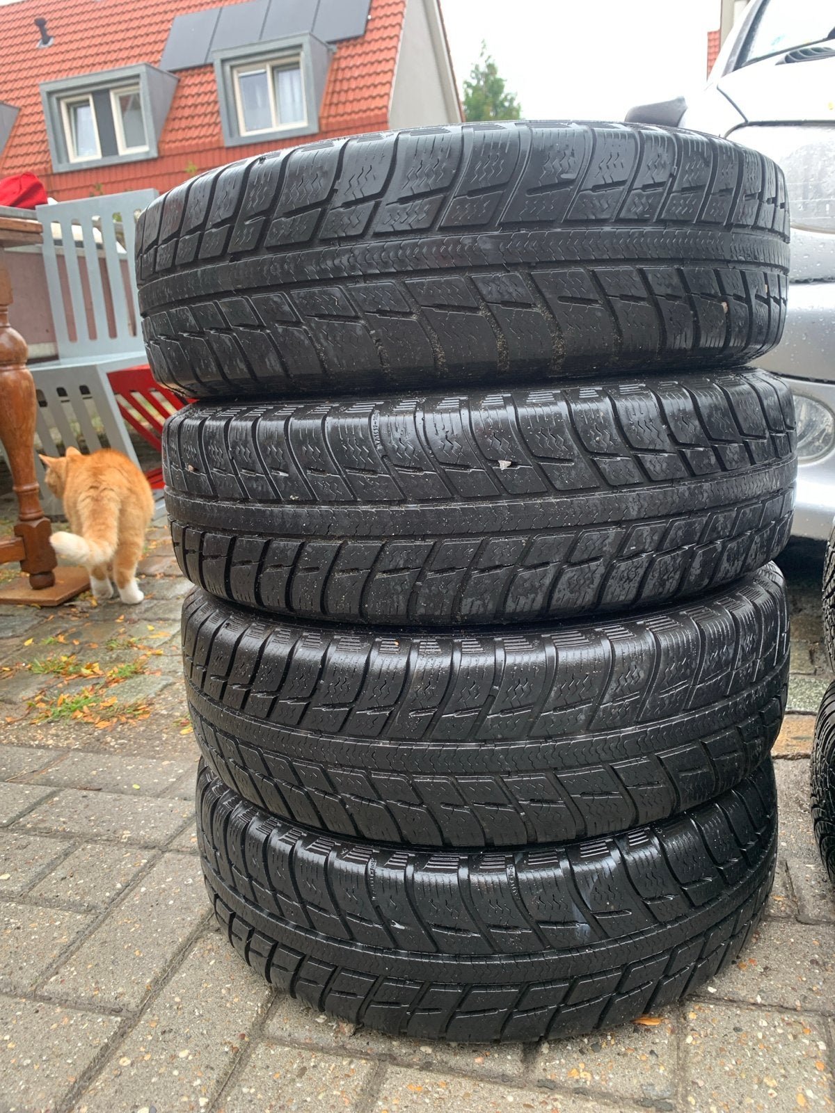 Winterbanden & zomerbandenen 14 & 15 inch, ruime profielen, Ophalen, 14 inch, Gebruikt, 175 mm