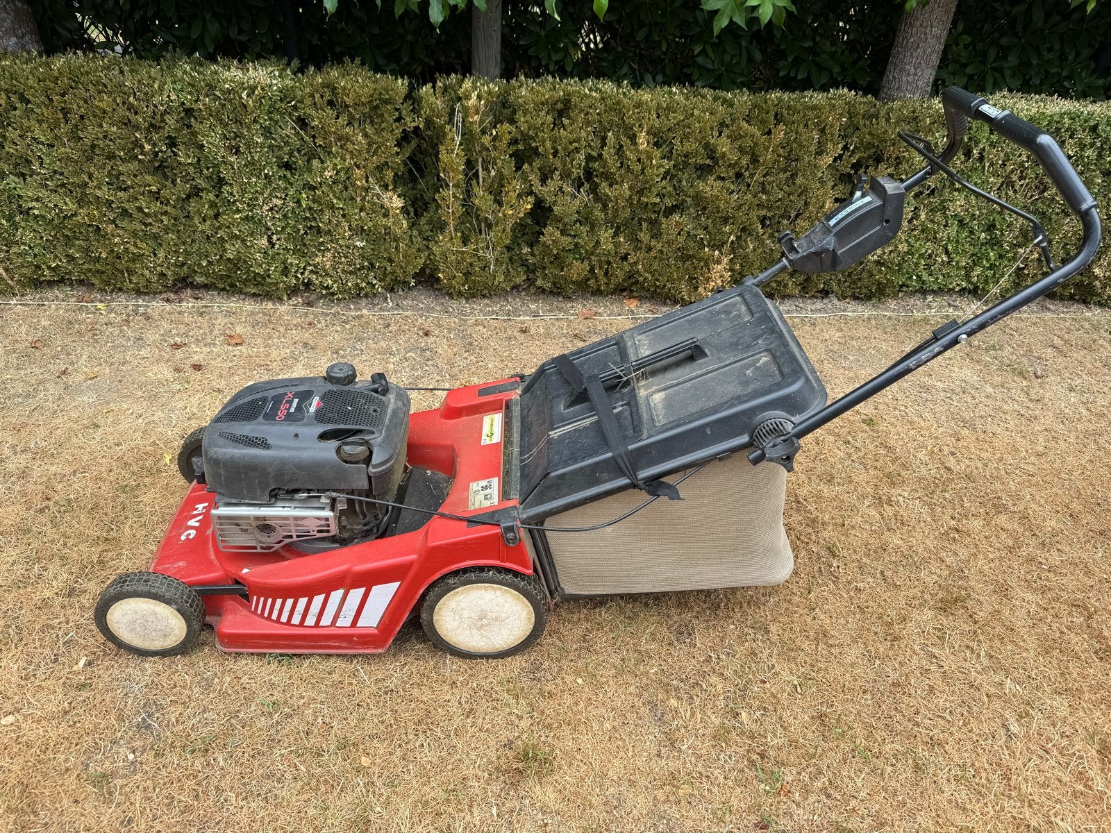 HVC 435 B Benzine Grasmaaier - Briggs & Stratton Motor, Ophalen, Cirkelmaaier, Gebruikt, 40 t/m 49 cm