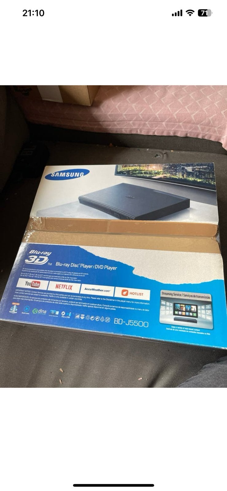 Samsung BD-J5500 3D Blu-ray Speler - Nieuw in verpakking, Cd's en Dvd's, Ophalen of Verzenden, Nieuw in verpakking, Film, 3D Blu-ray