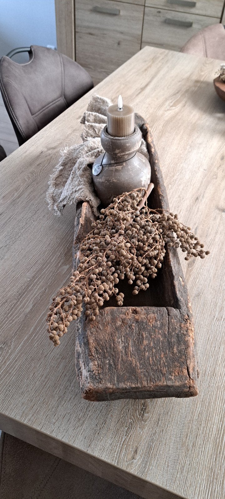 decoratieve boomstam, Ophalen, Rechthoekig, Hout