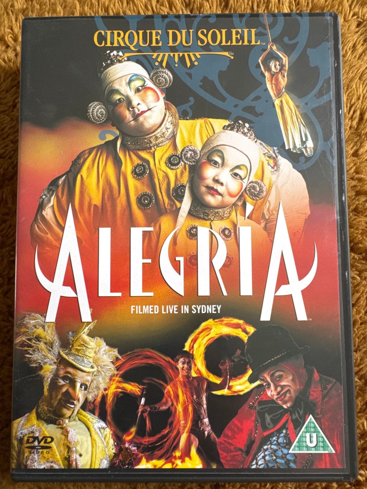 Cirque du Soleil: Alegria DVD - Live in Sydney, Alle leeftijden, Nederlands, Ophalen of Verzenden, Zo goed als nieuw
