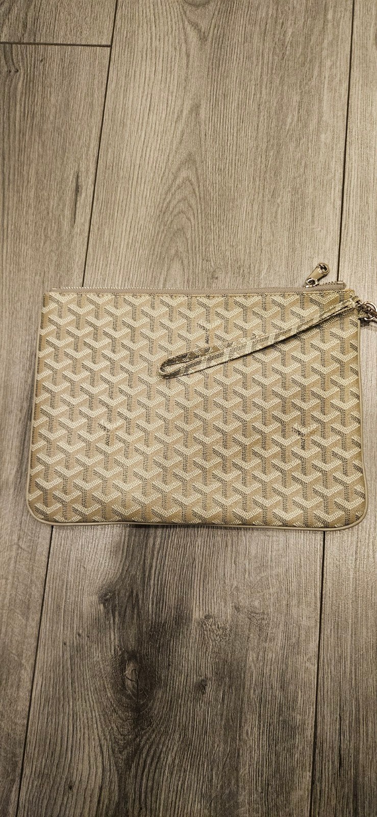 Goyard Paris Clutch Toilet Tas, Ophalen of Verzenden, Zo goed als nieuw, Grijs, Heer of Dame