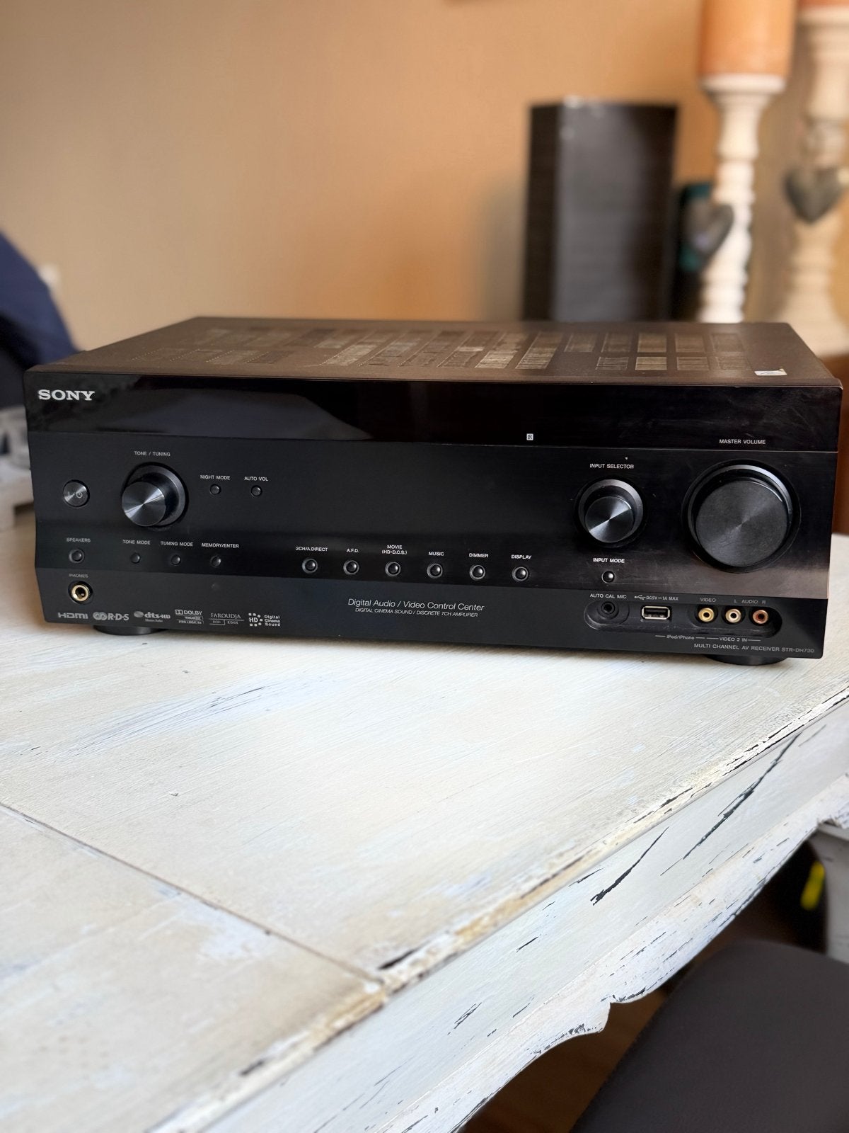Sony STR-DH730 Multi Channel AV Receiver, Ophalen of Verzenden, Zo goed als nieuw, Sony, 120 watt of meer