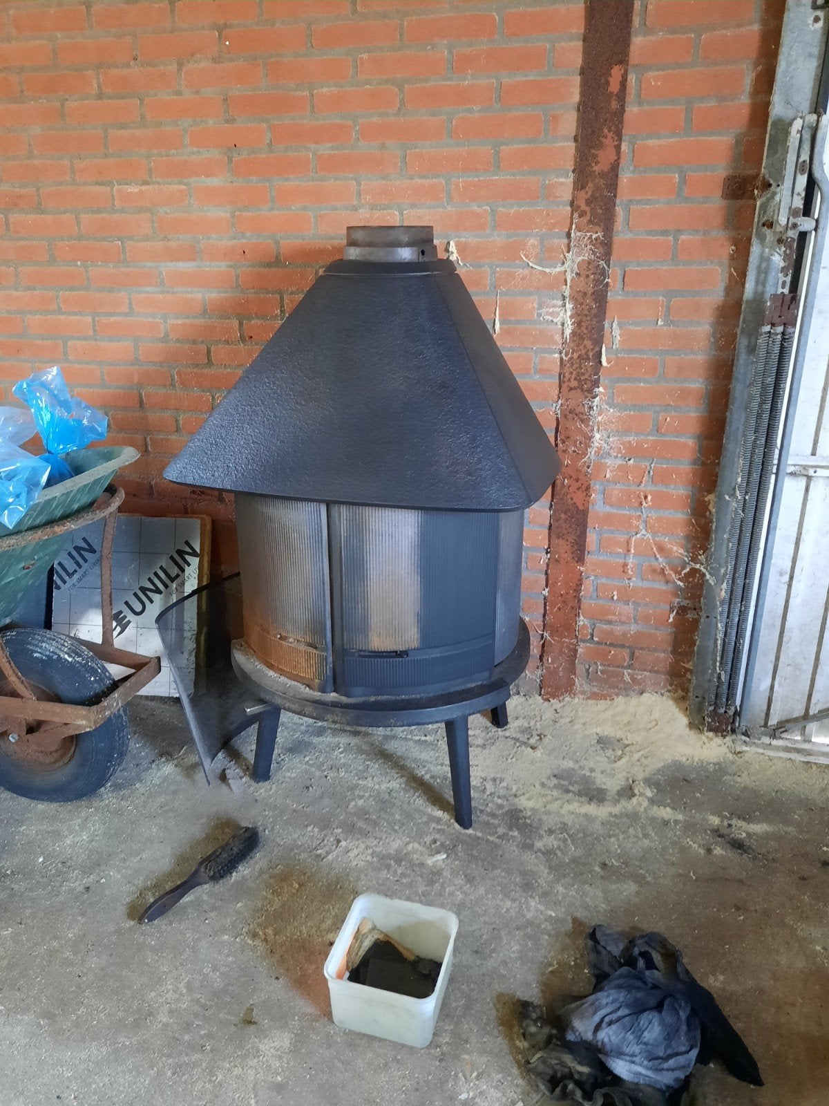 Gezocht binnenplaat achterwand Jotul nr.6, Ophalen of Verzenden, Hout, Houtkachel