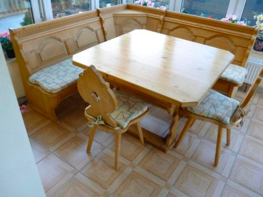 Stube sfeervolle Oostenrijkse Duitse Eethoek Robust zithoek, Huis en Inrichting, Ophalen, Gebruikt, Stof, Oostenrijkse Zwitserse Duitse Stijl Eethoek Hoekbank