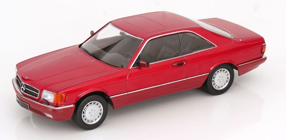 Mercedes-Benz 560 SEC (C126) 1985 Rood Metallic 1-18 KK-Scal, Overige merken, Tschuiten@hotmail.com, Duitsland, Auto