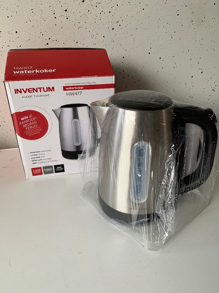 Inventum HW417 - Waterkoker, Webshop@inventum.eu, Verzenden, Inventum Huishoudelijke Apparaten B.V., Nieuw