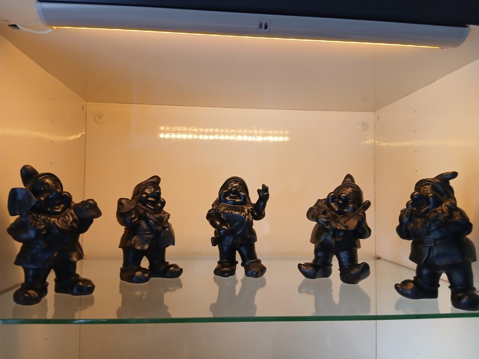 Leuke set van 5 kabouter beeldjes, Ophalen, Zo goed als nieuw