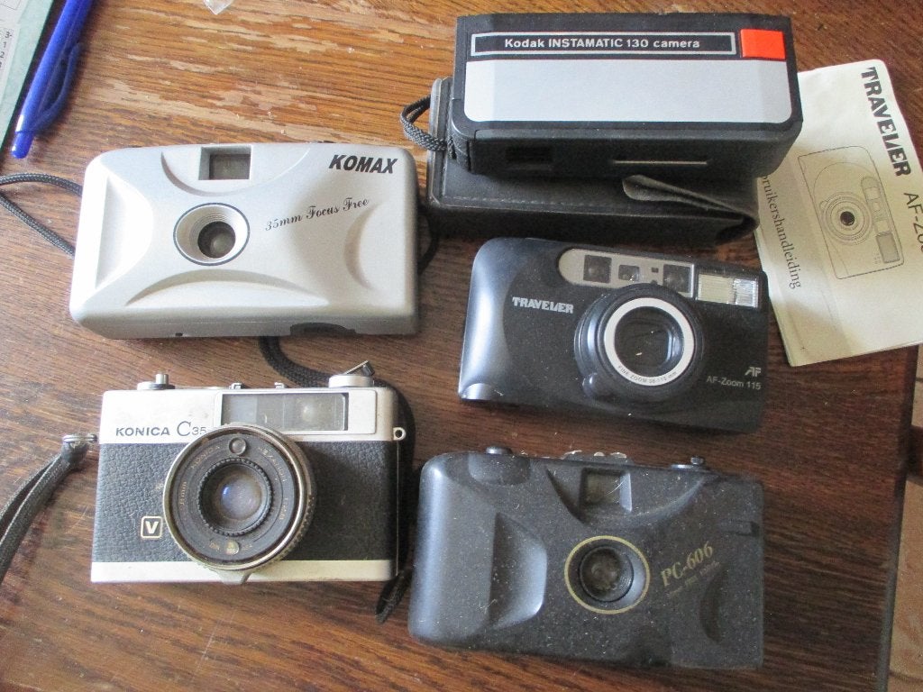 Oude fototoestellen, Verzamelen, Fotografica en Filmapparatuur, Verzenden, Fototoestel