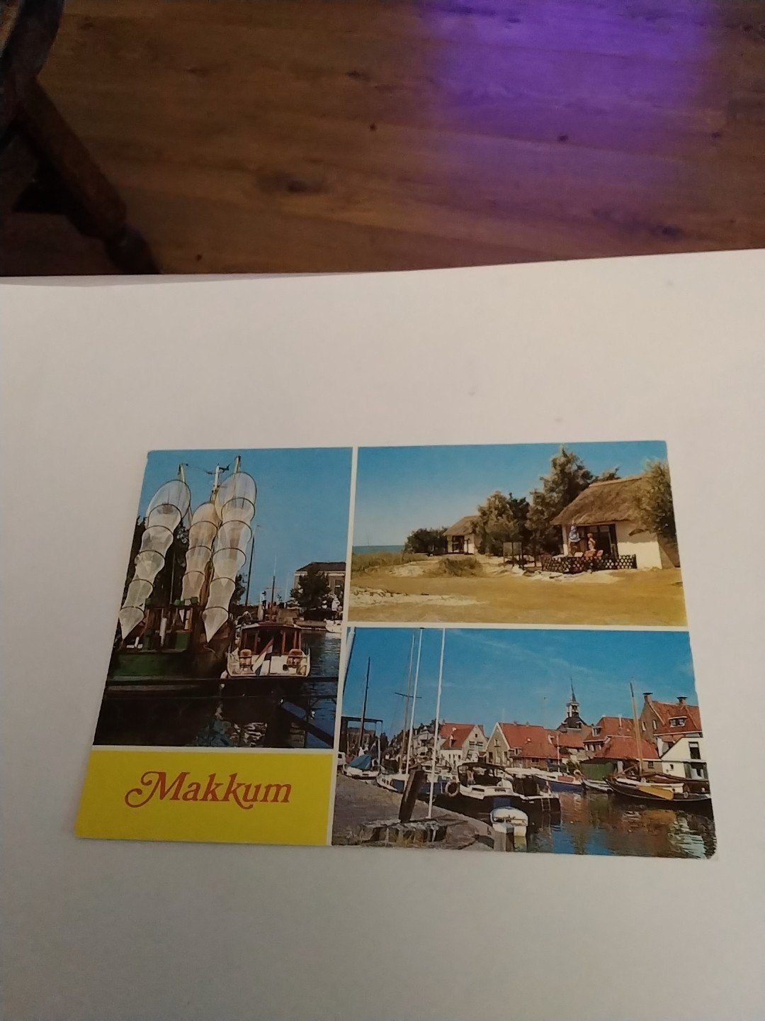 Oude ansichtkaart Makkum - Gelopen, Ophalen of Verzenden