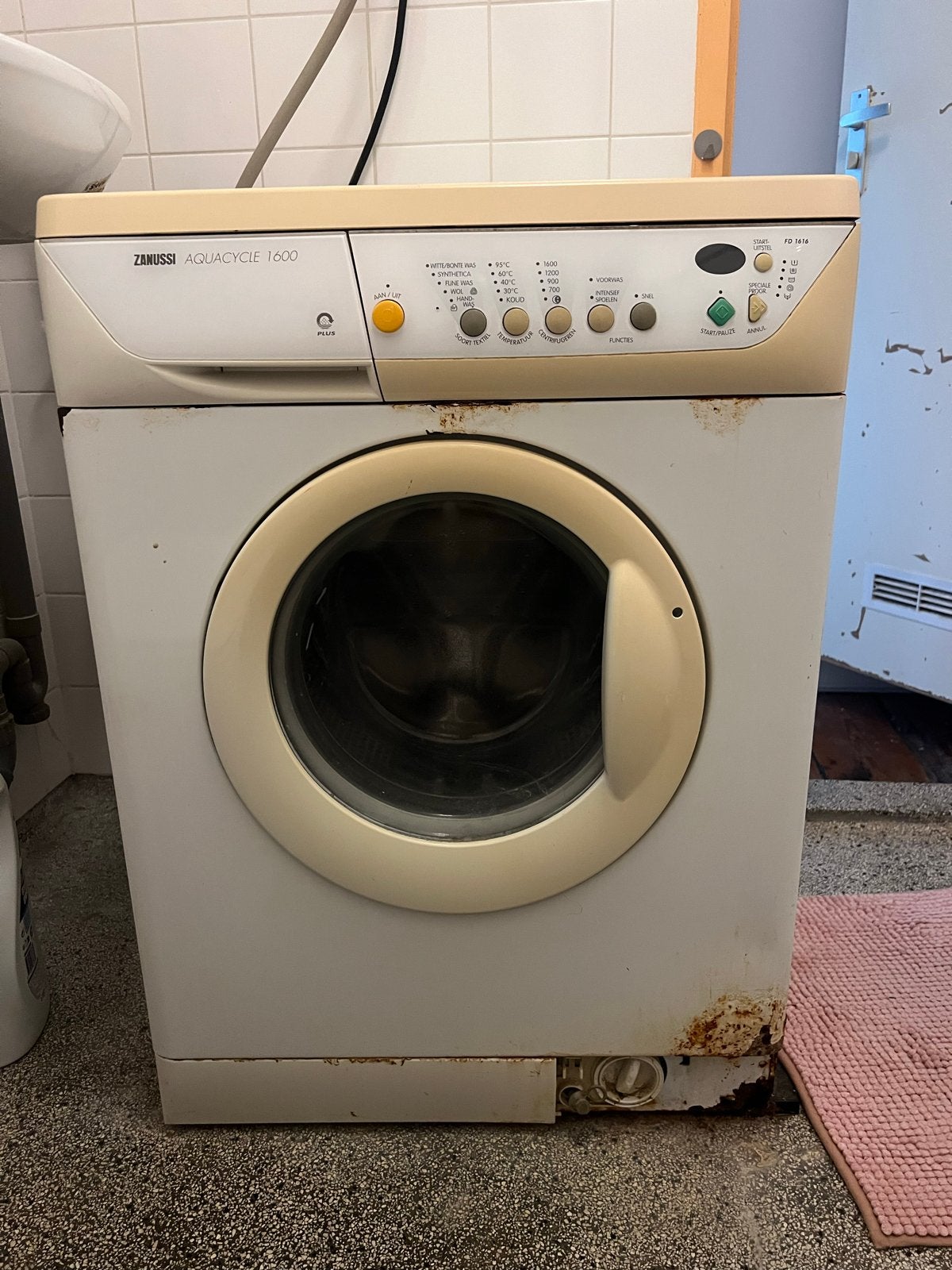 Zanussi Aquacycle 1600 Wasmachine - Werkt perfect!, Ophalen, Gebruikt, Minder dan 85 cm, 1600 toeren of meer