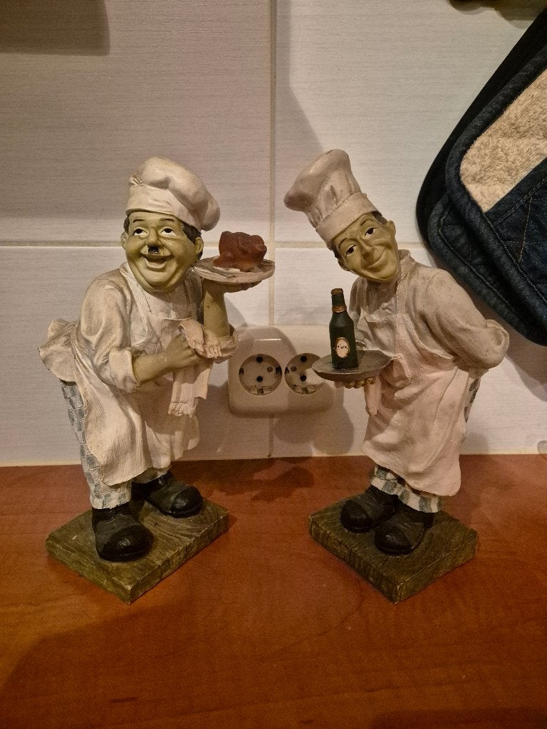 Laurel & Hardy beelden, Verzamelen, Ophalen of Verzenden, Zo goed als nieuw, Tv, Beeldje, Replica of Model