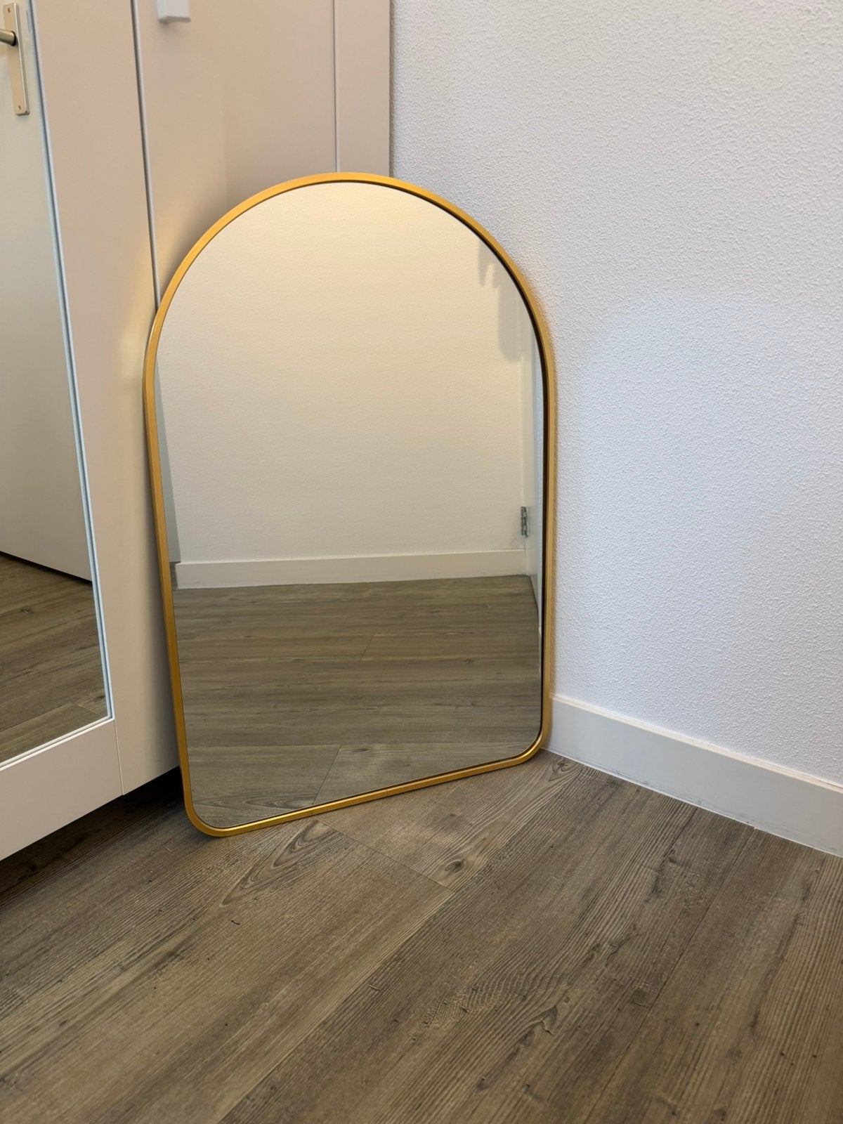 Gouden spiegel XENOS, Ophalen, Zo goed als nieuw, Minder dan 100 cm, Overige vormen