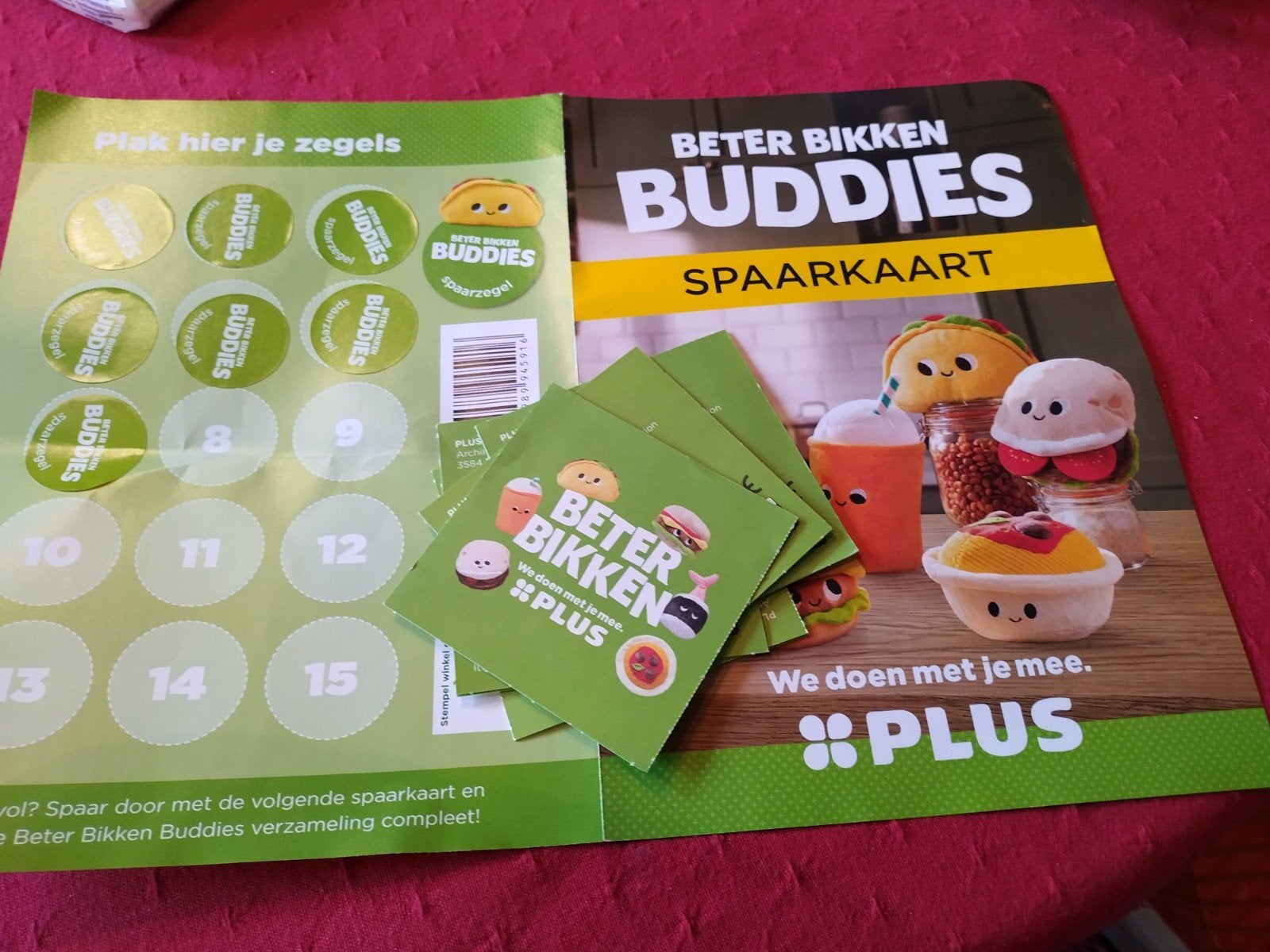 spaaractie plus buddies, Plus, Ophalen