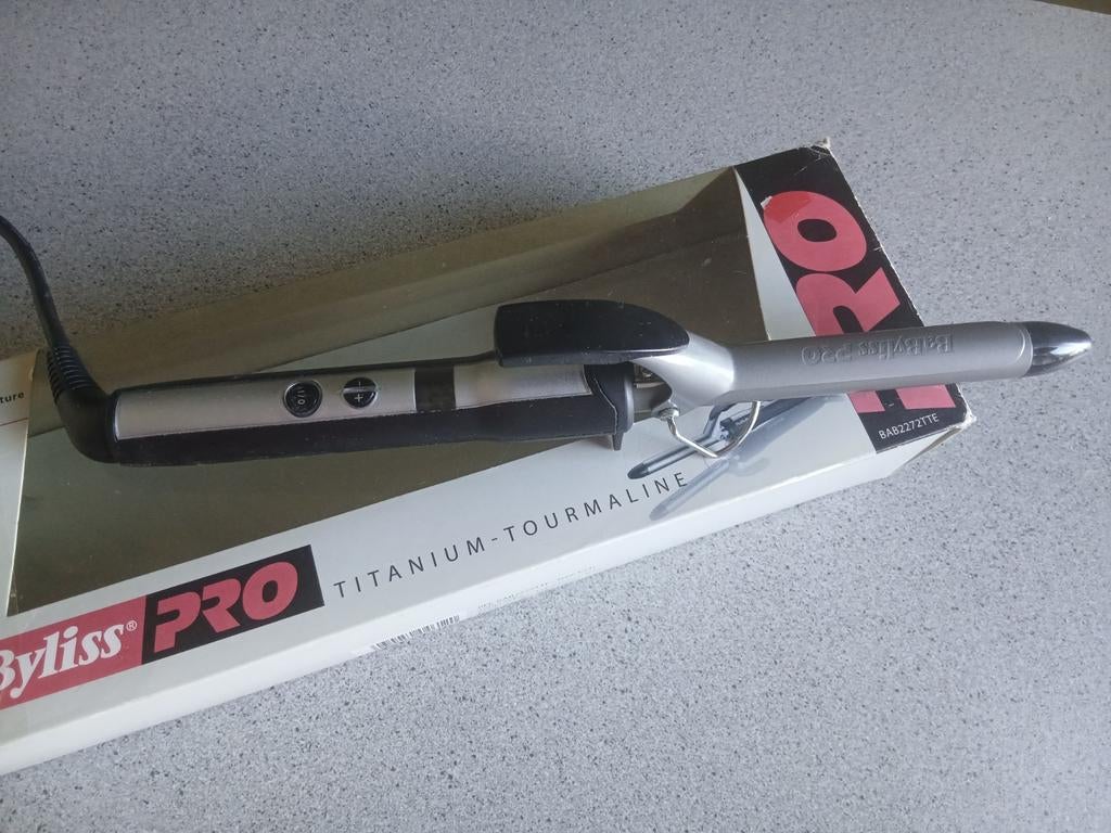 Babyliss PRO Krultang 16mm Titanium Tourmaline Digitaal, Ophalen of Verzenden, Gebruikt