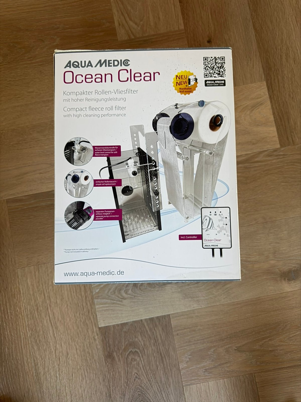 Aqua Medic Ocean Clear rollenfilter + 2 nieuwe rollen, Ophalen of Verzenden, Zo goed als nieuw