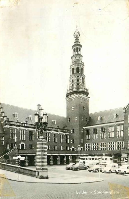 377-704-021 Leiden Stadhuisplein, Verzenden, Voor 1920, Zuid-Holland
