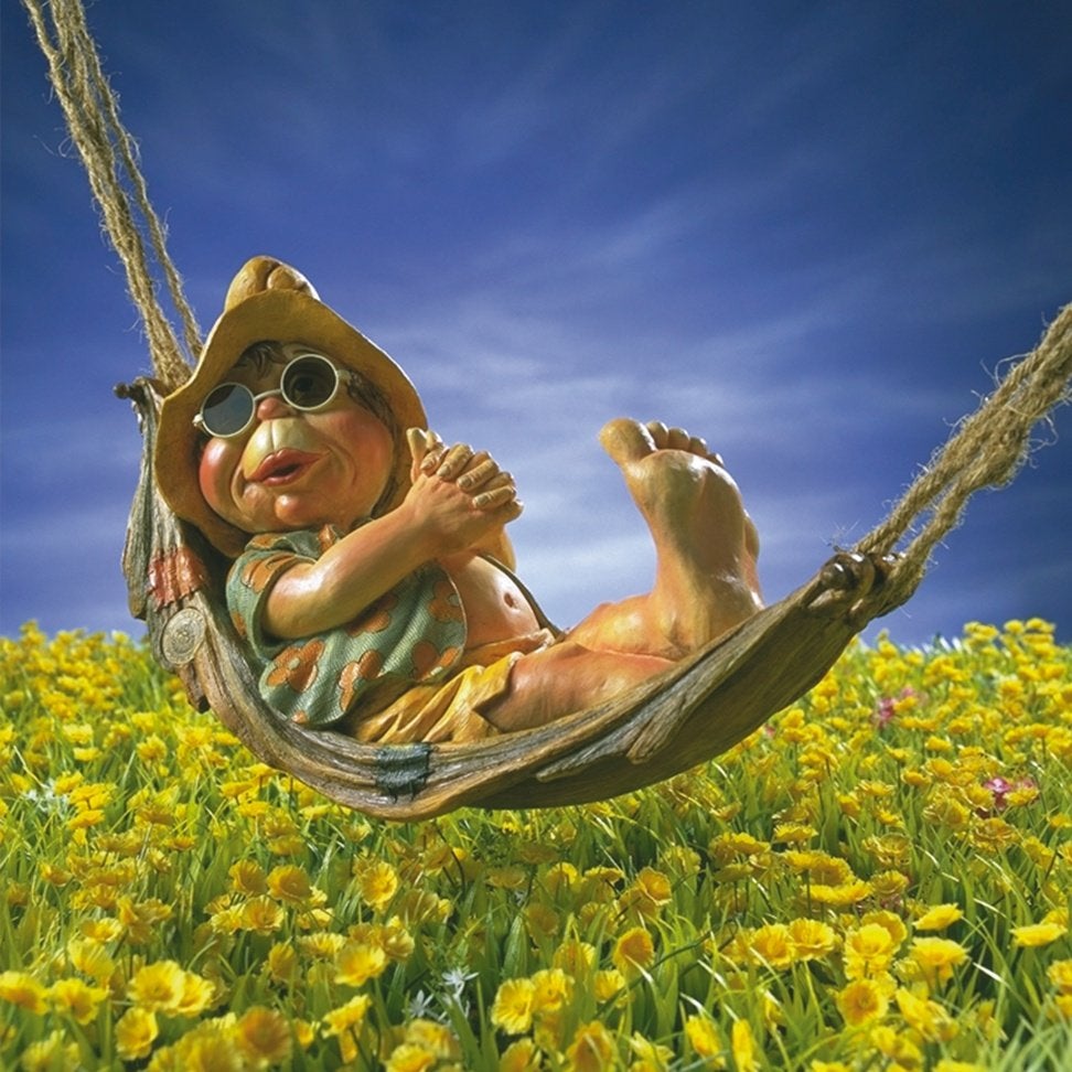 Laaf Lazy in hangmat., Ophalen of Verzenden, Gebruikt, Beeldje of Poppetje