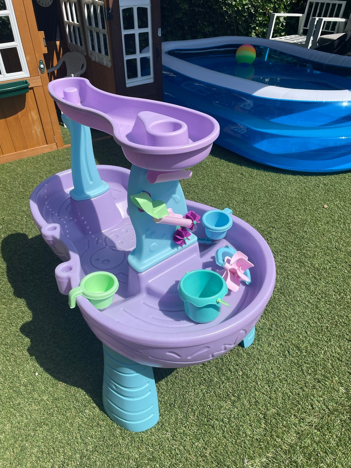 Unicorn waterspeeltafel met alle accessoires, Ophalen, Zo goed als nieuw