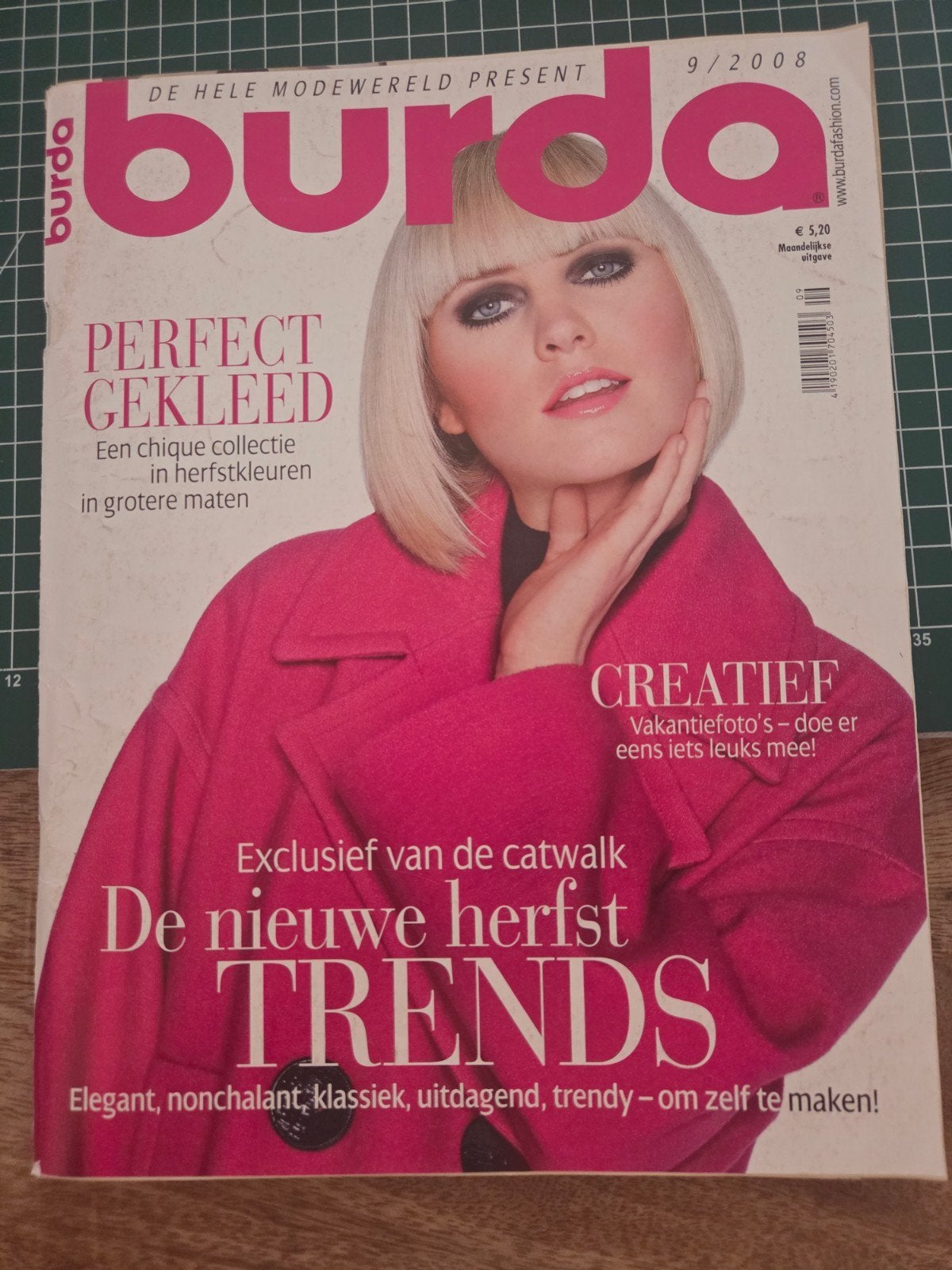 Burda Mode Tijdschrift 9/2008 - Herfsttrends, Hobby en Vrije tijd, Kledingpatronen, Ophalen of Verzenden