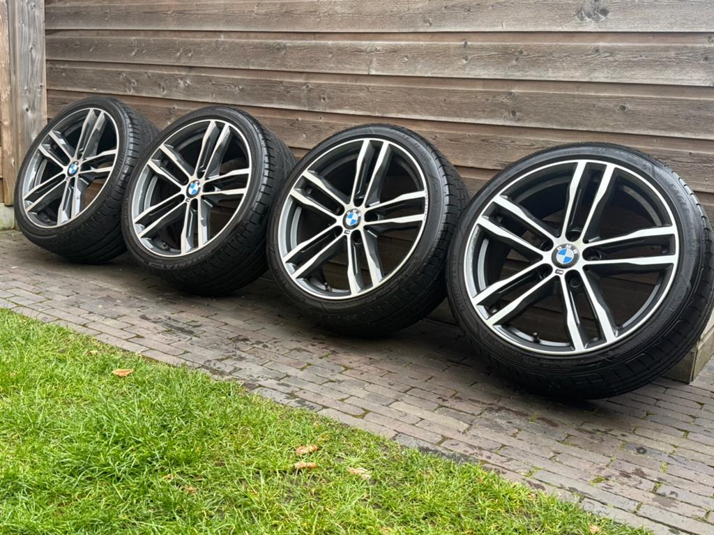 Orig BMW 3-serie Styling 704M 19 inch velgen breedset, Auto-onderdelen, Banden en Velgen, 19 inch, Gebruikt, 255 mm, Banden en Velgen