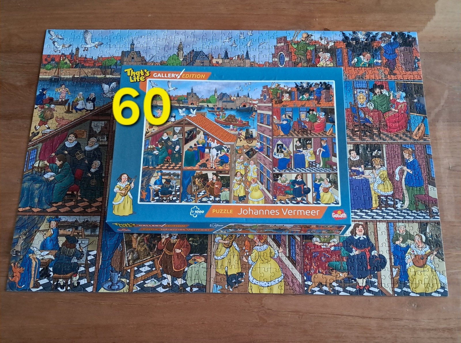 puzzel 1000 stukjes Goliath That's life Johannes Vermeer, Ophalen of Verzenden