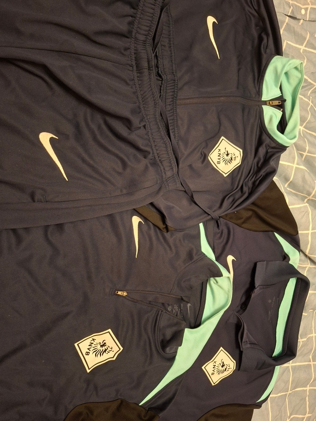 KNVB sr/asr Trainingspak 24/25, Polo & Trainingstrui, Maat L, Ophalen of Verzenden, Zo goed als nieuw, Set