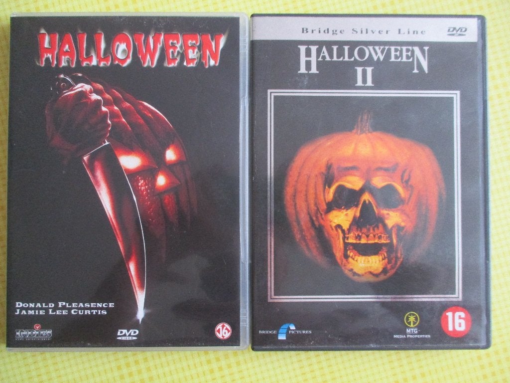 Halloween +Halloween 2  (Jamie Lee Curtis/Donald Pleasance ), Cd's en Dvd's, Dvd's | Horror, Vanaf 16 jaar, Ophalen of Verzenden