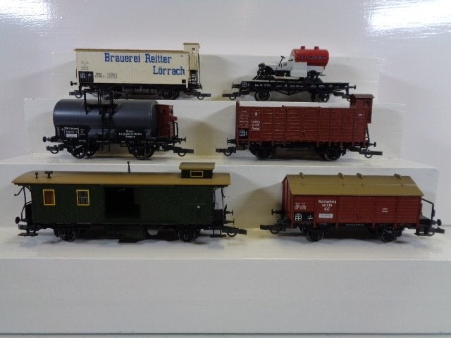 MARKLIN 45102 Set ‘Geislinger Steige’ K.W.St.E. (H0)., Gelijkstroom, Wagon, Ophalen of Verzenden, Zo goed als nieuw