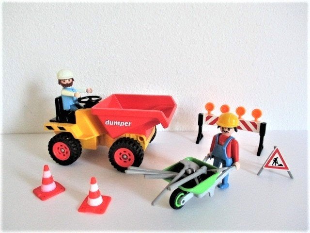 playmobil Luna dumper 3756 vintage, Ophalen of Verzenden, Gebruikt, Complete set