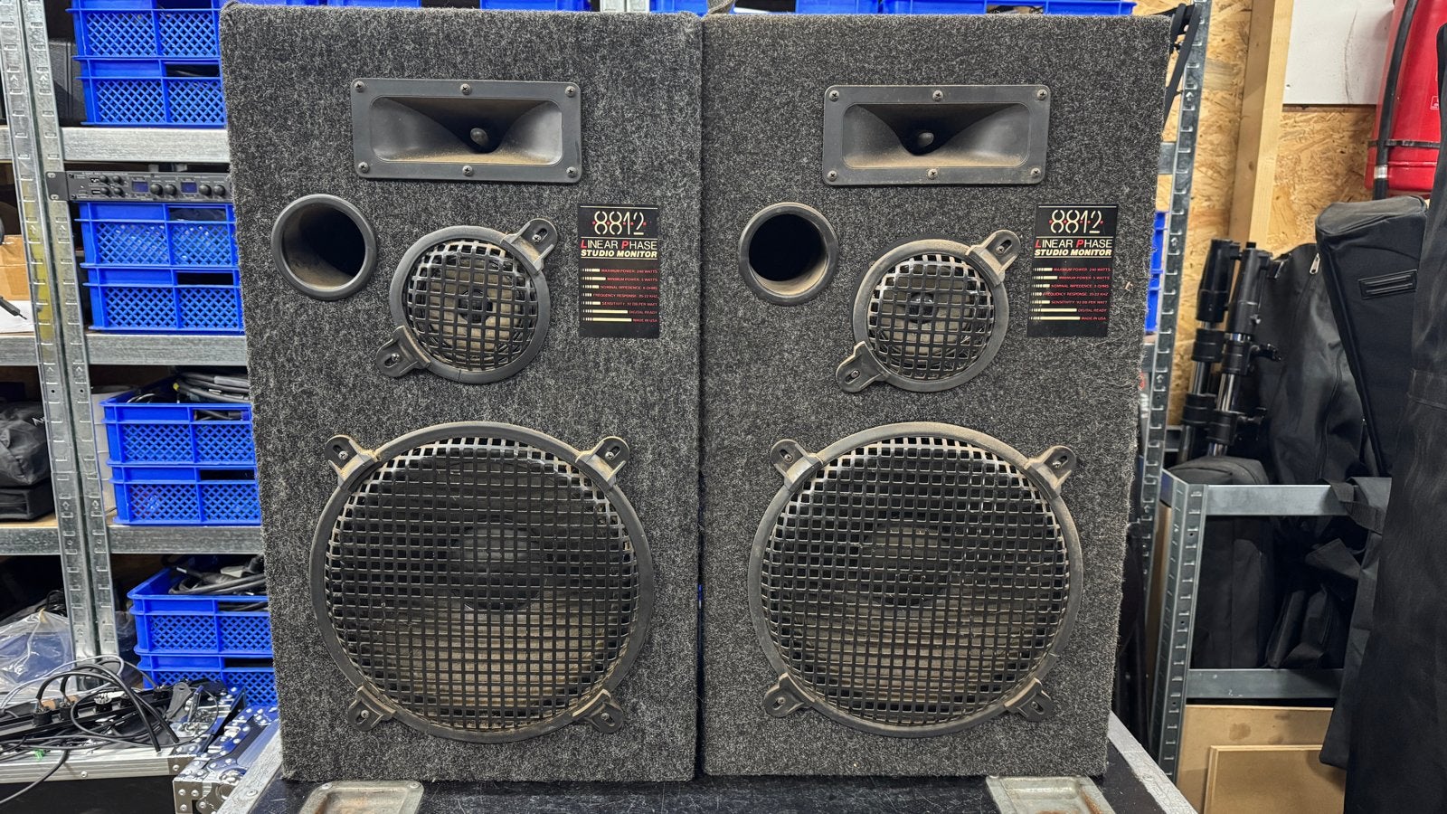 8812 Linear Phase Studio Monitor Speakers (Paar), Gebruikt, Overige typen, 120 watt of meer, Ophalen
